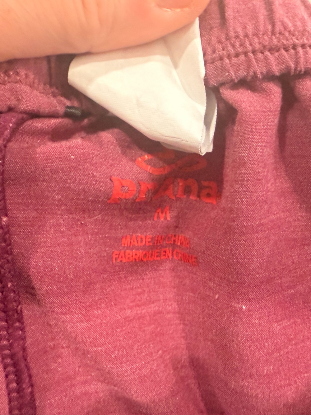 Prana Women's Athletic Shorts in Dusty Plum - Picture 2 of 2